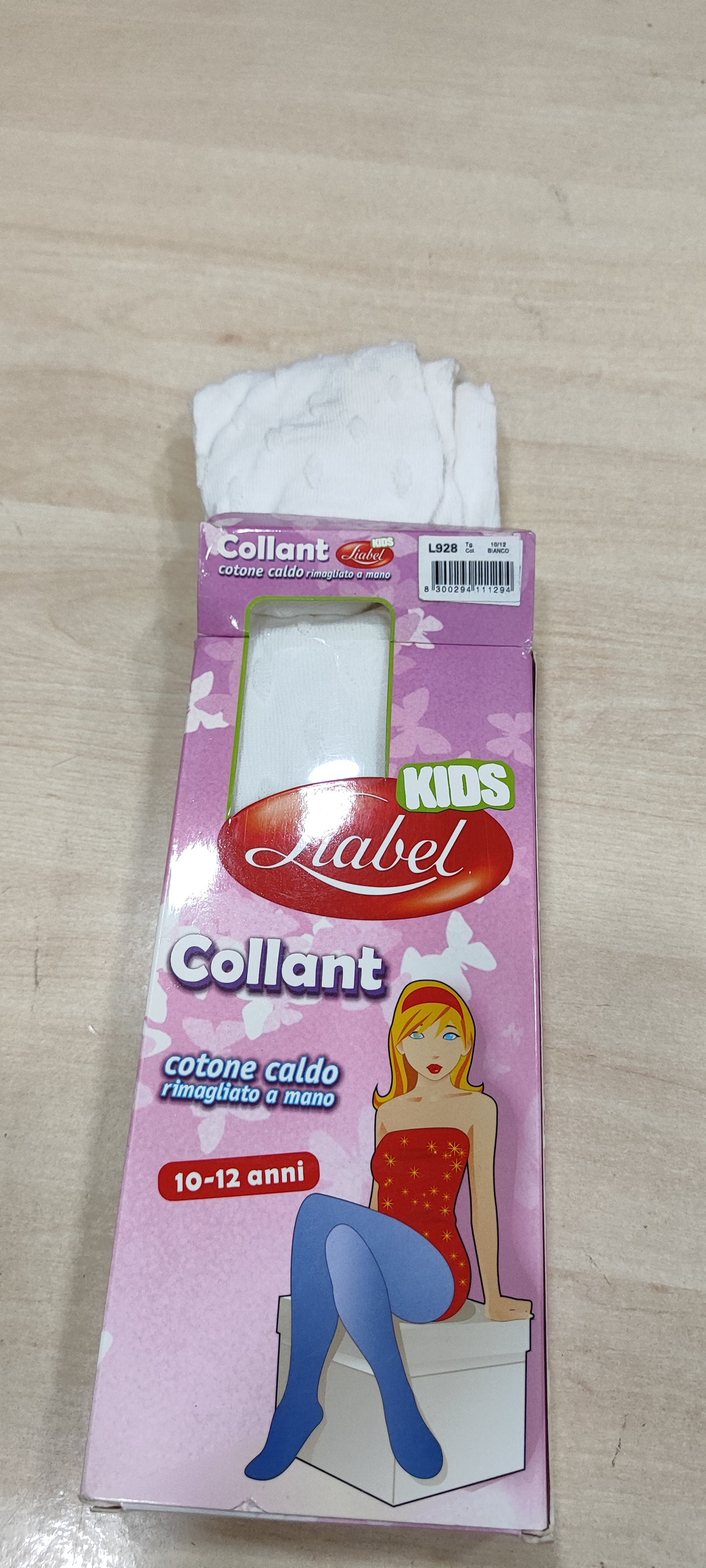 Collant caldo cotone bimbi a 1 euro