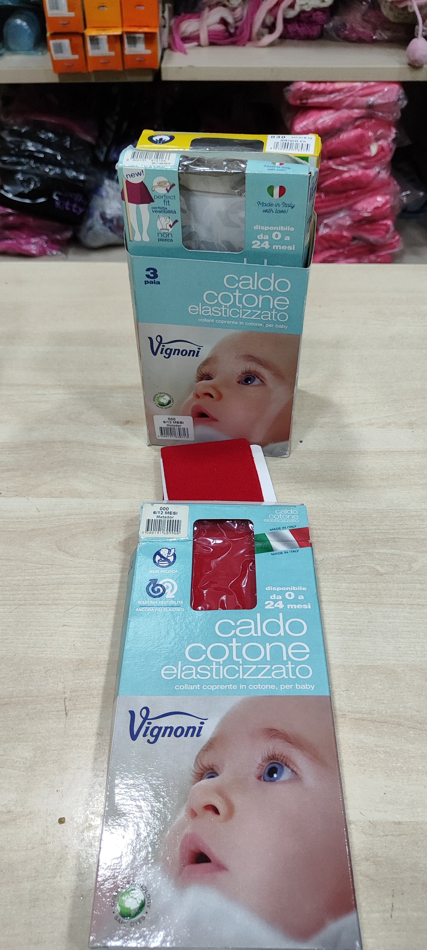 Collant caldo cotone bimbi a 1 euro