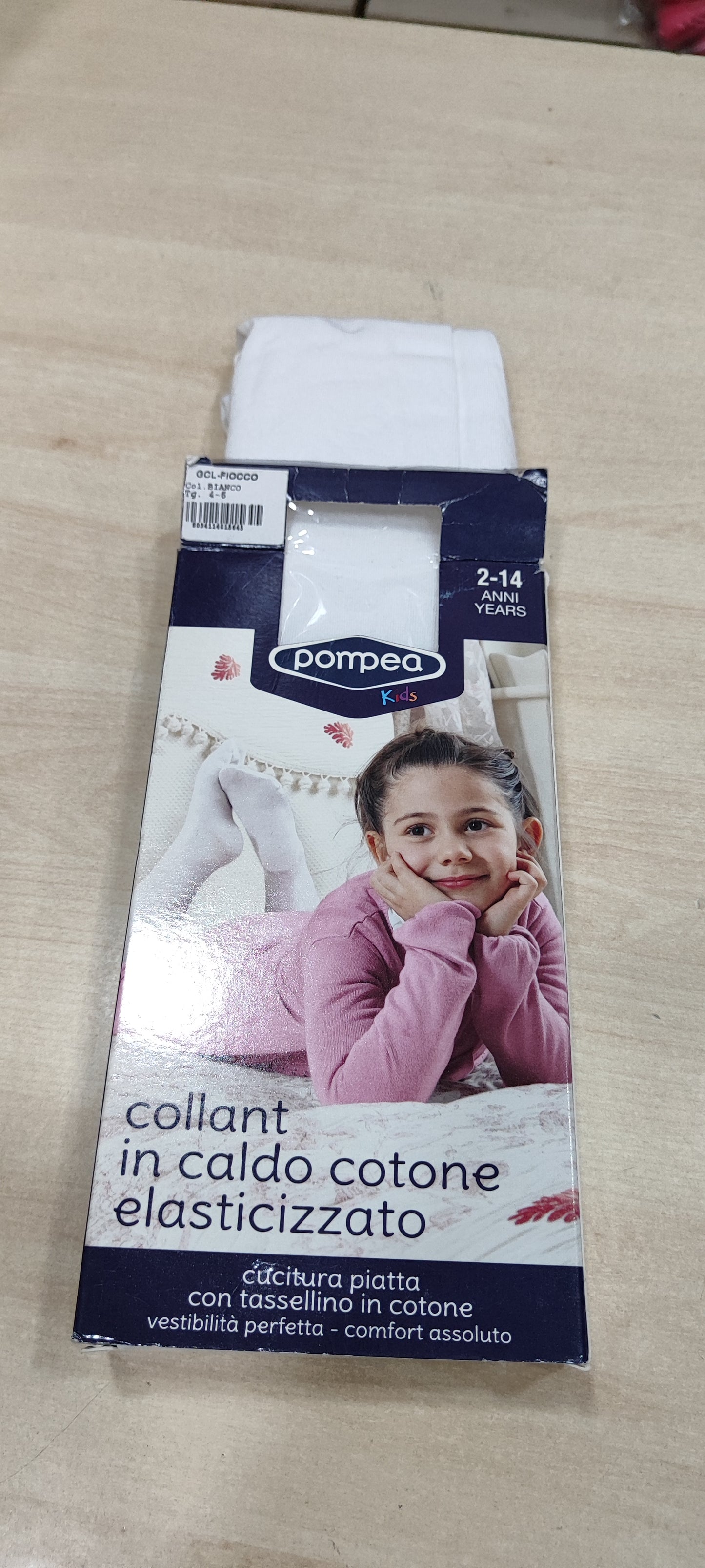 Collant caldo cotone bimbi a 1 euro