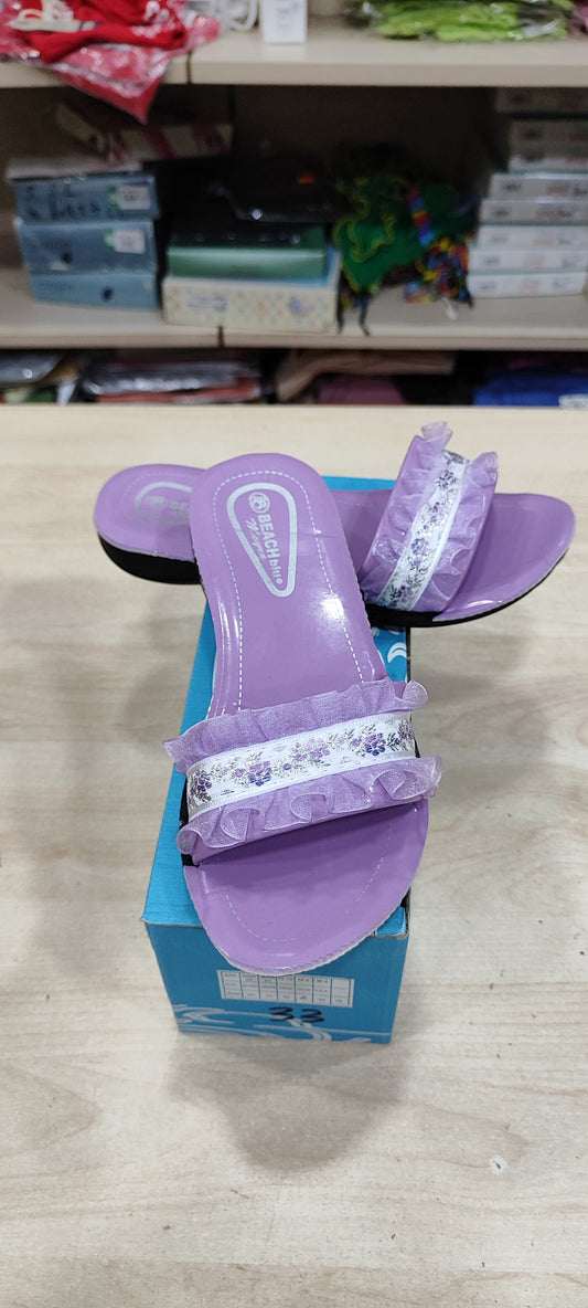 Pantofolina bimba colore viola a 1,30