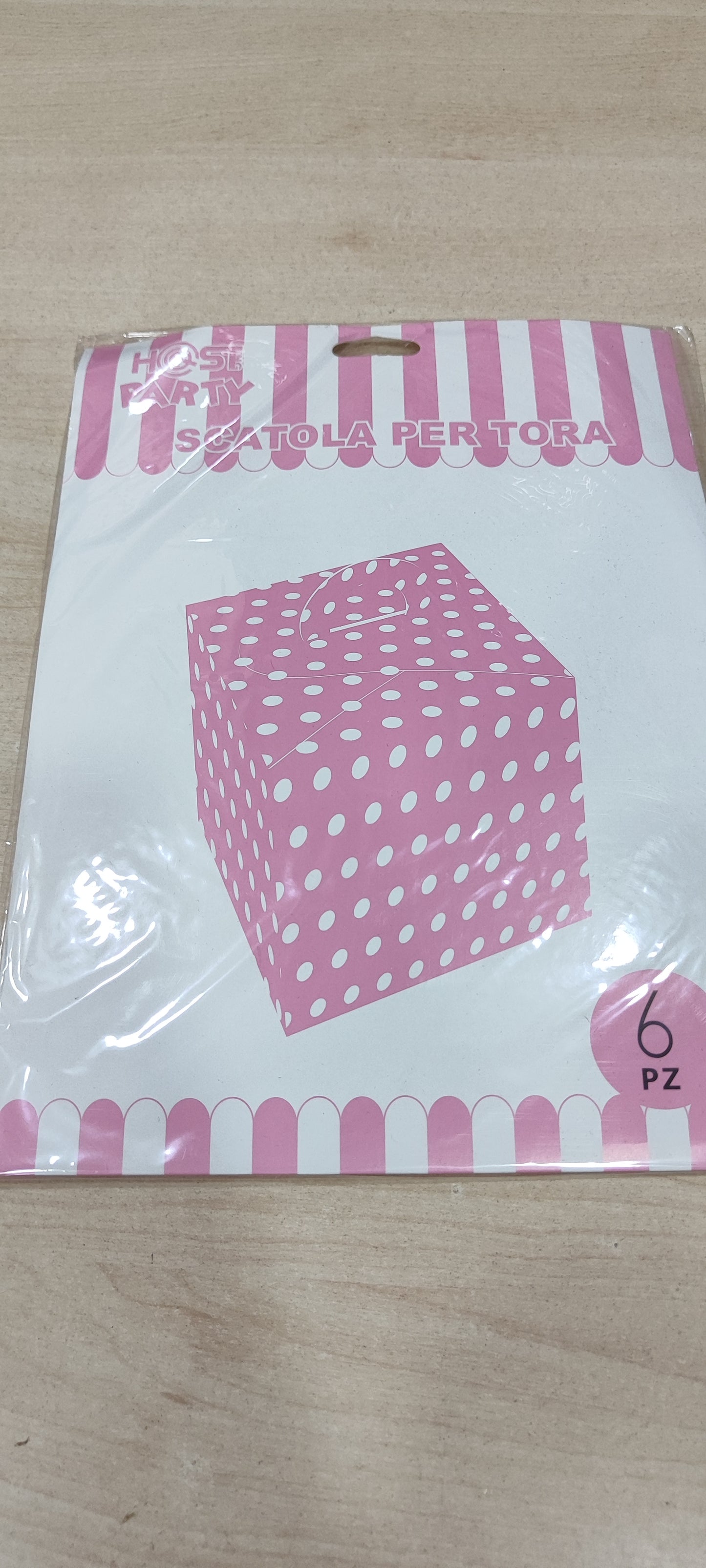 Offerta scatoline pacco da 6 pezzi a 0,70