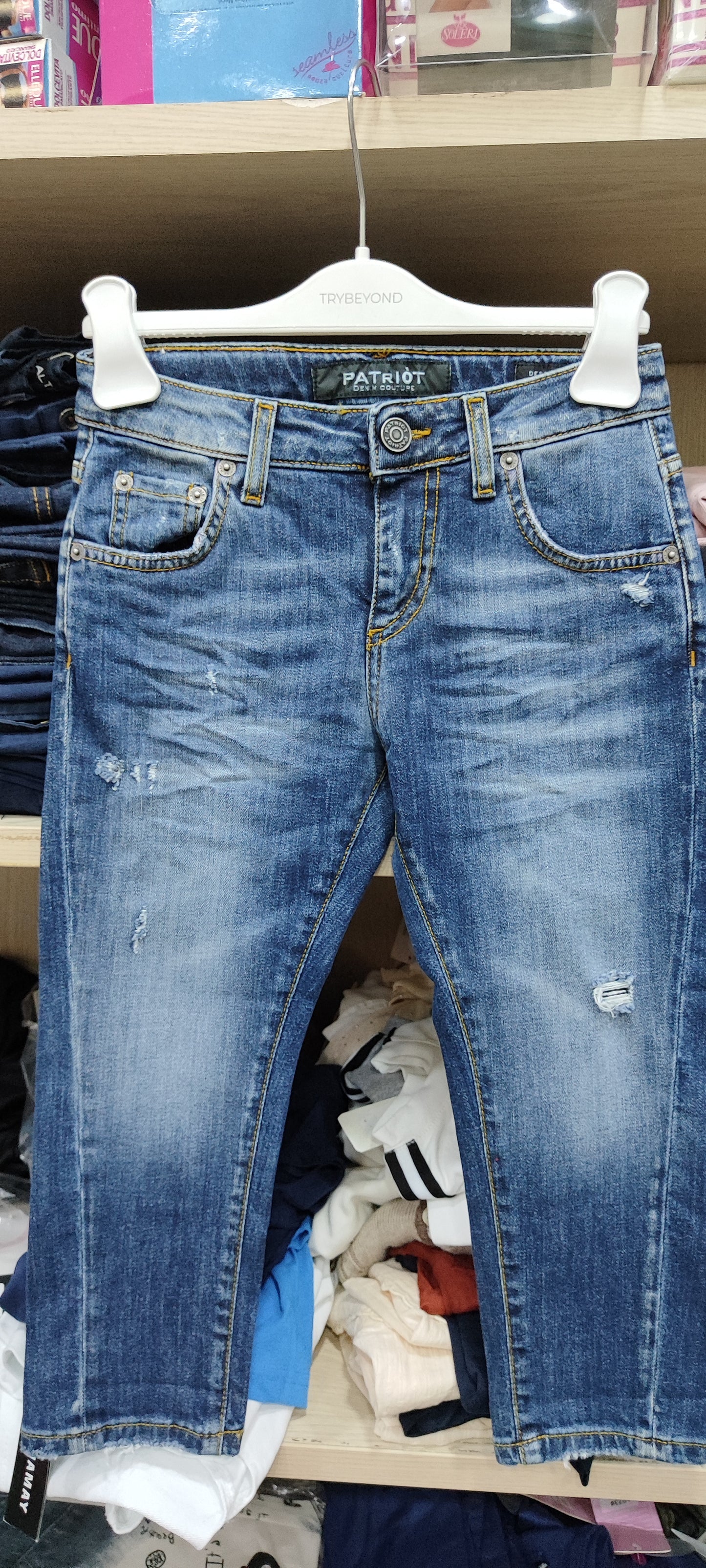 Jeans bimbi a 5 euro firmato