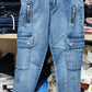 Jeans bimbi a 5 euro firmato