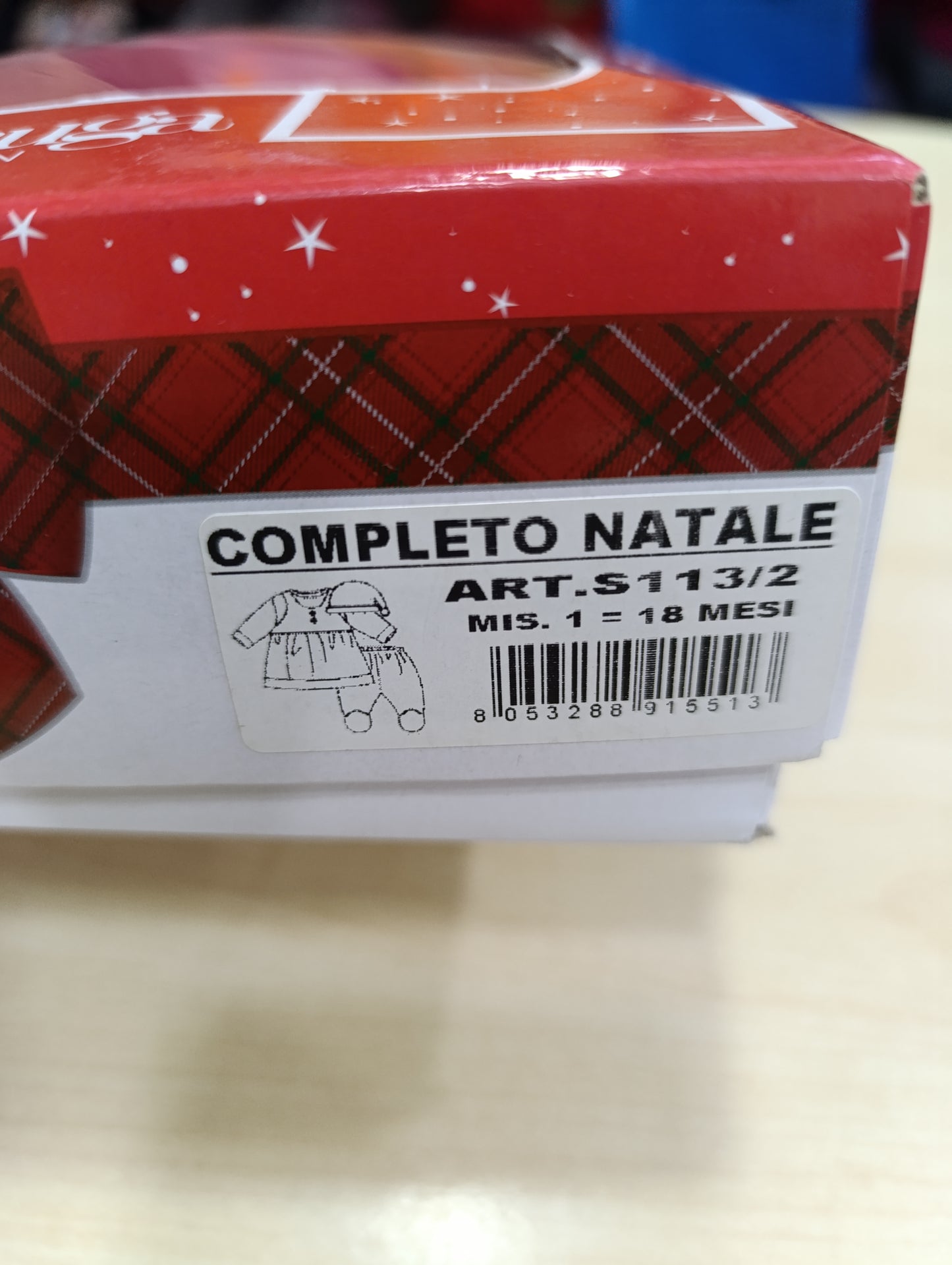 Tutina neonata natalizia a 10 euro misura 18 mesi