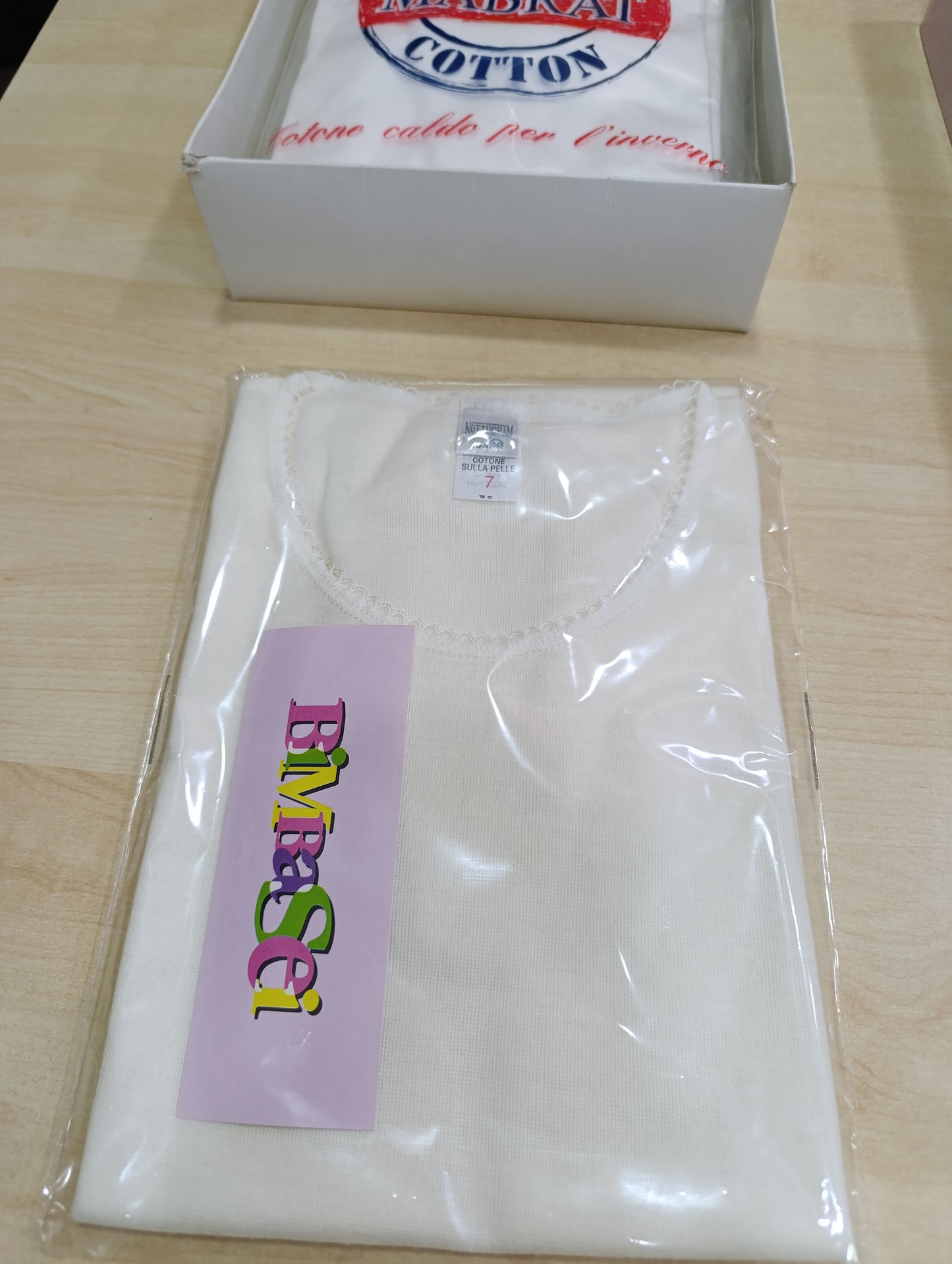 Offerta magliette intime  bimbi caldo cotone a 1,50