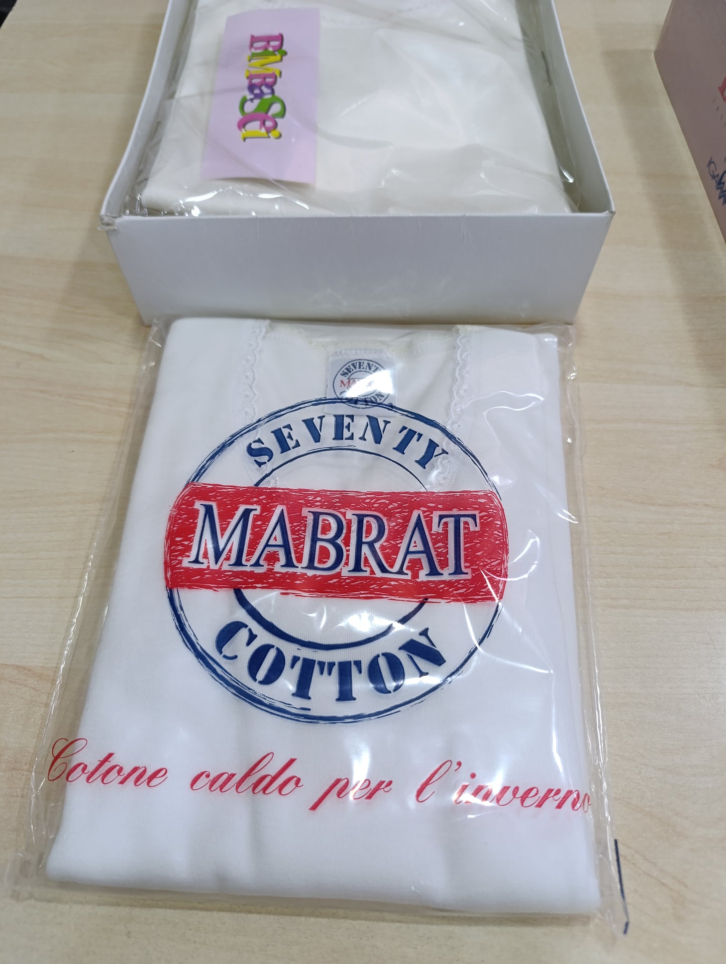 Offerta magliette intime  bimbi caldo cotone a 1,50