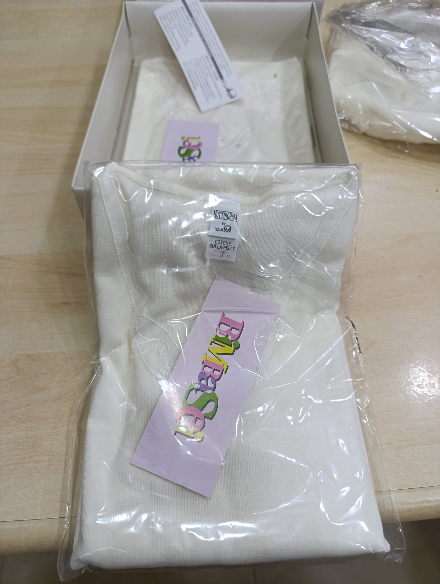 Offerta magliette intime  bimbi caldo cotone a 1,50