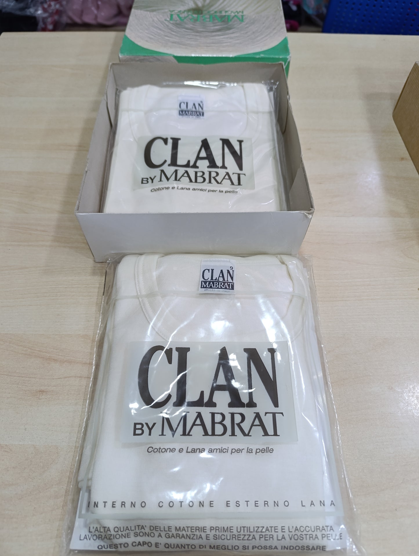 Magliette intime bimbi in caldo cotone a 1,50