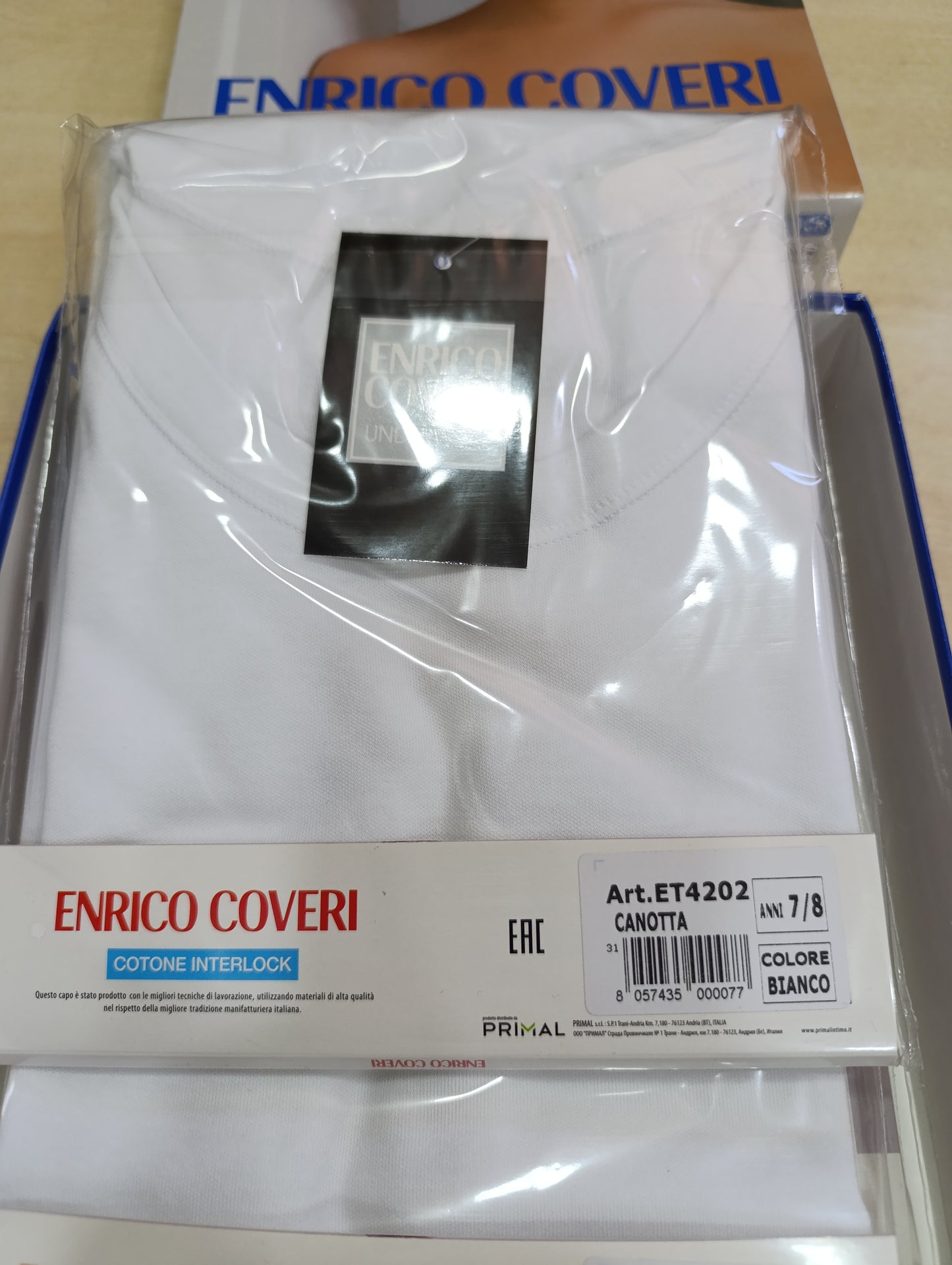 Magliette intime bimbi caldo cotone firmate a 1,80