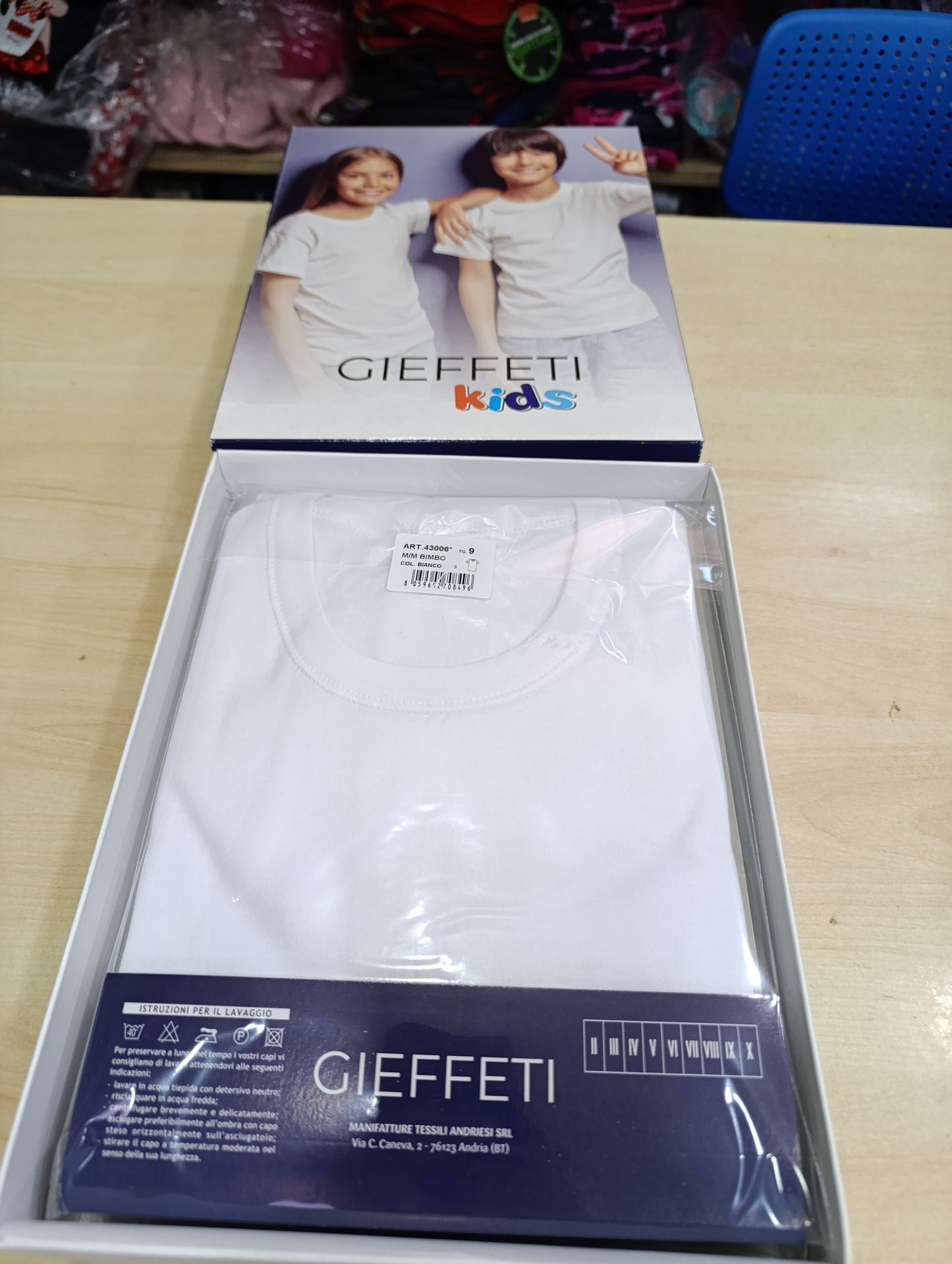 Magliette intime bimbi caldo cotone firmate a 1,80