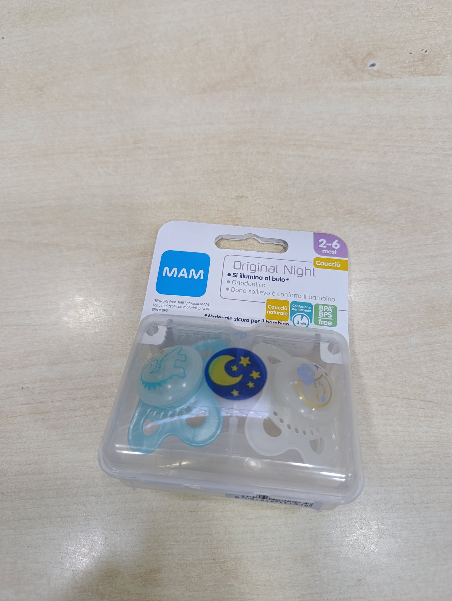 Confezione di succhietto  chicco a 3,50 a confezione da 2 pezzi