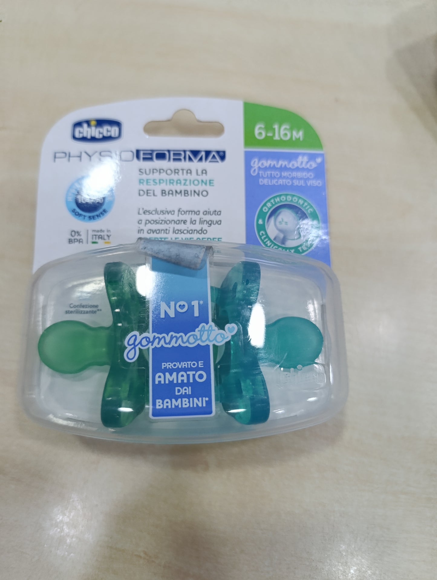 Confezione di succhietto  chicco a 3,50 a confezione da 2 pezzi