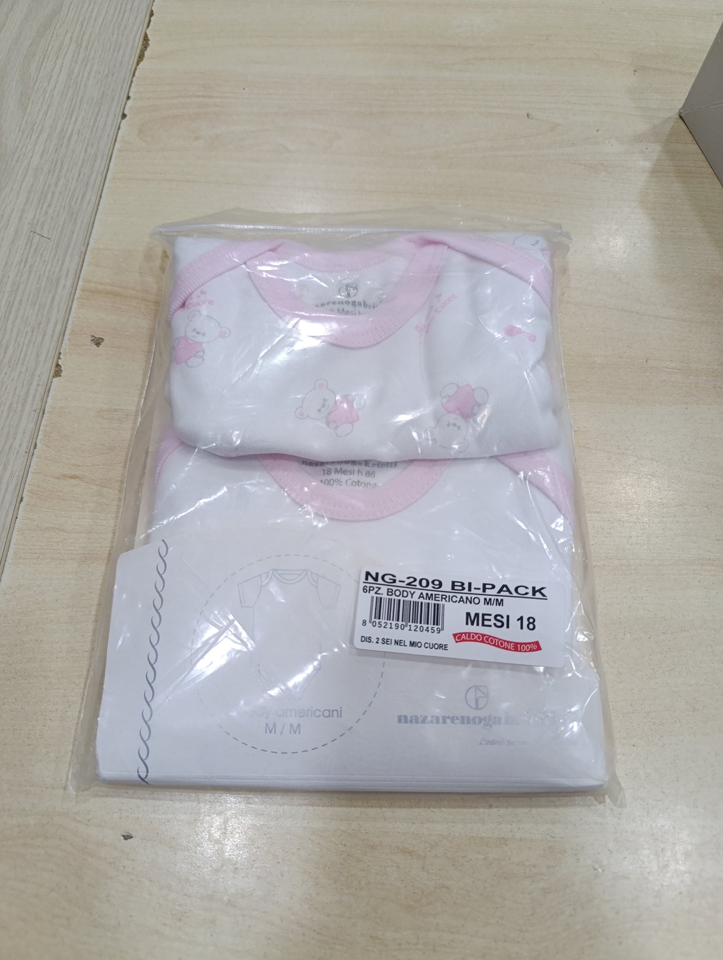 Body intimi bimbi caldo cotone a 1,70