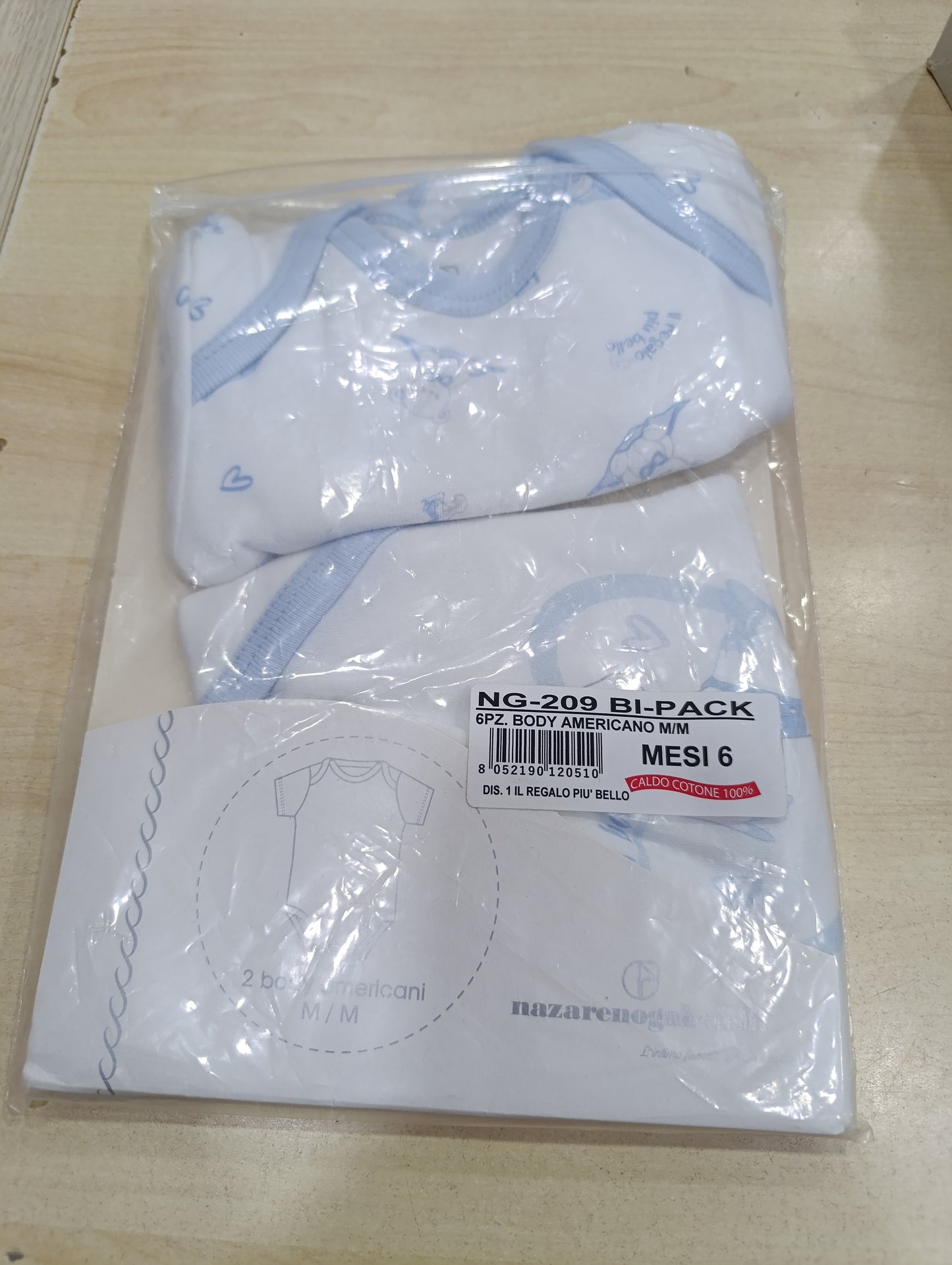 Body intimi bimbi caldo cotone a 1,70