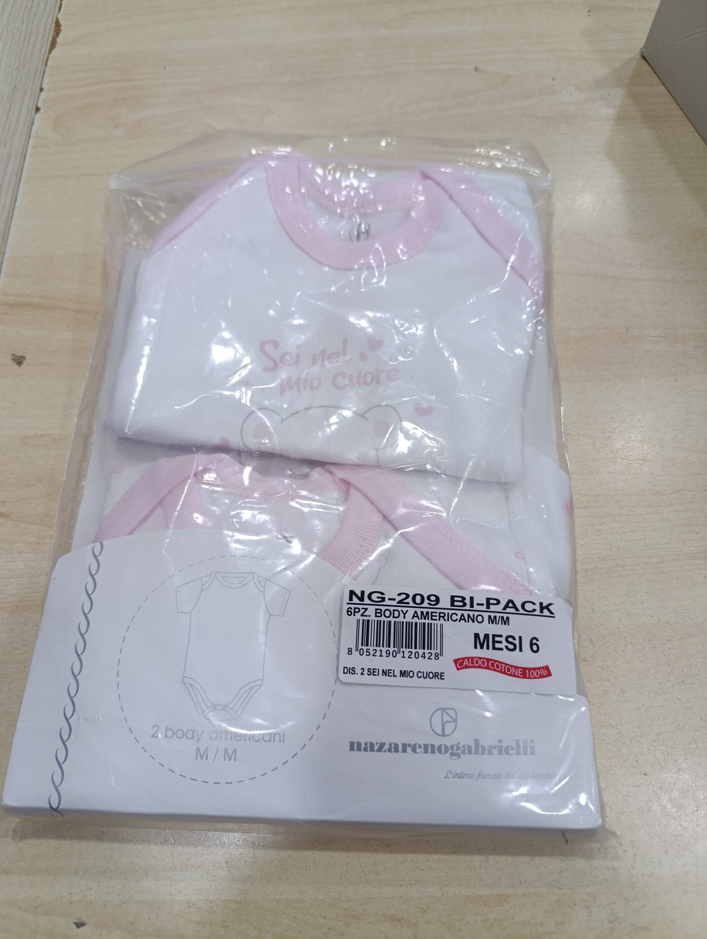 Body intimi bimbi caldo cotone a 1,70