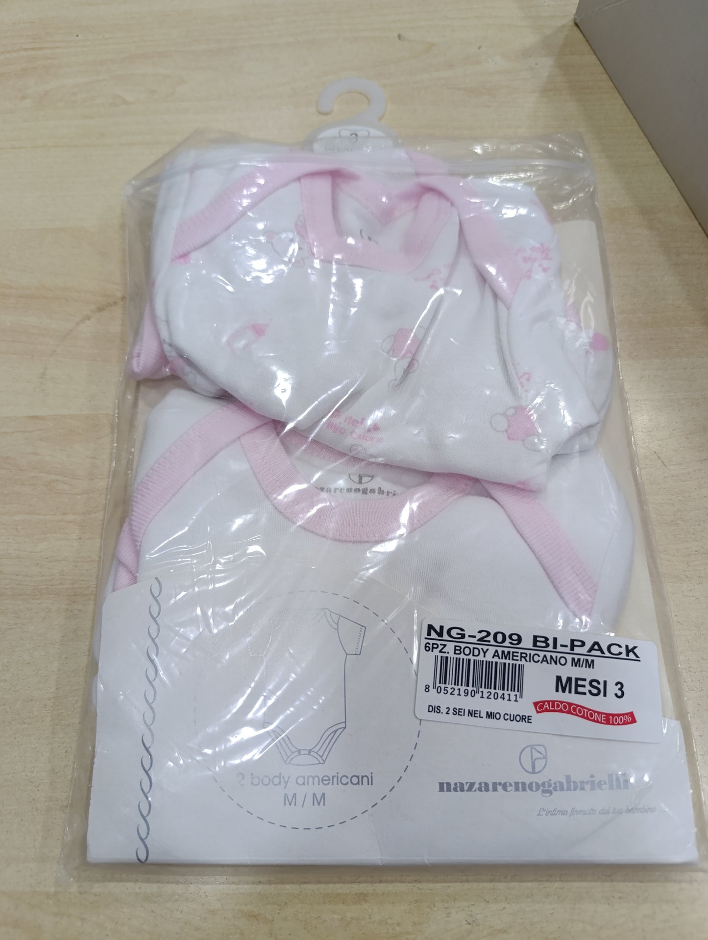 Body intimi bimbi caldo cotone a 1,70