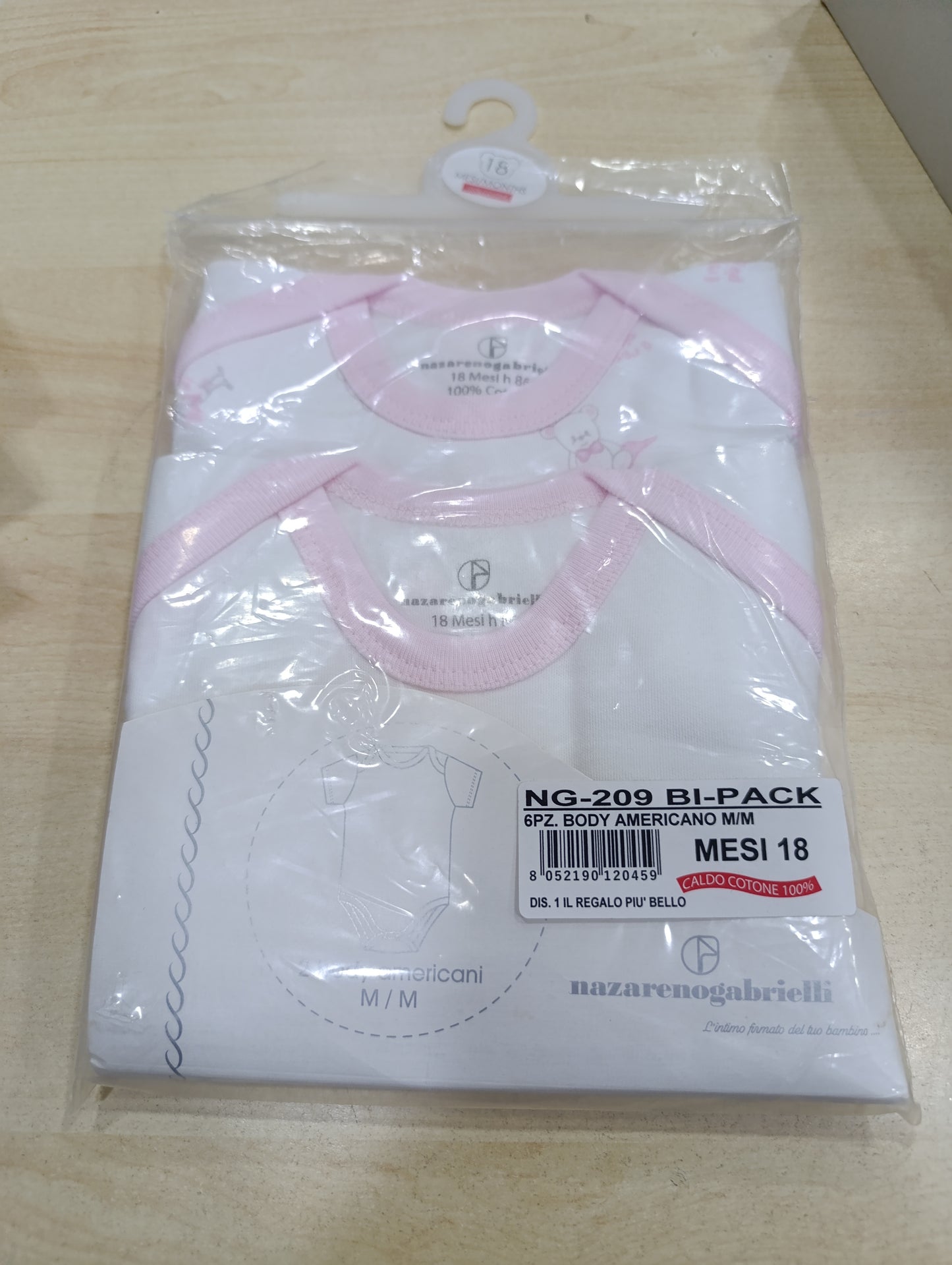 Body intimi bimbi caldo cotone a 1,70