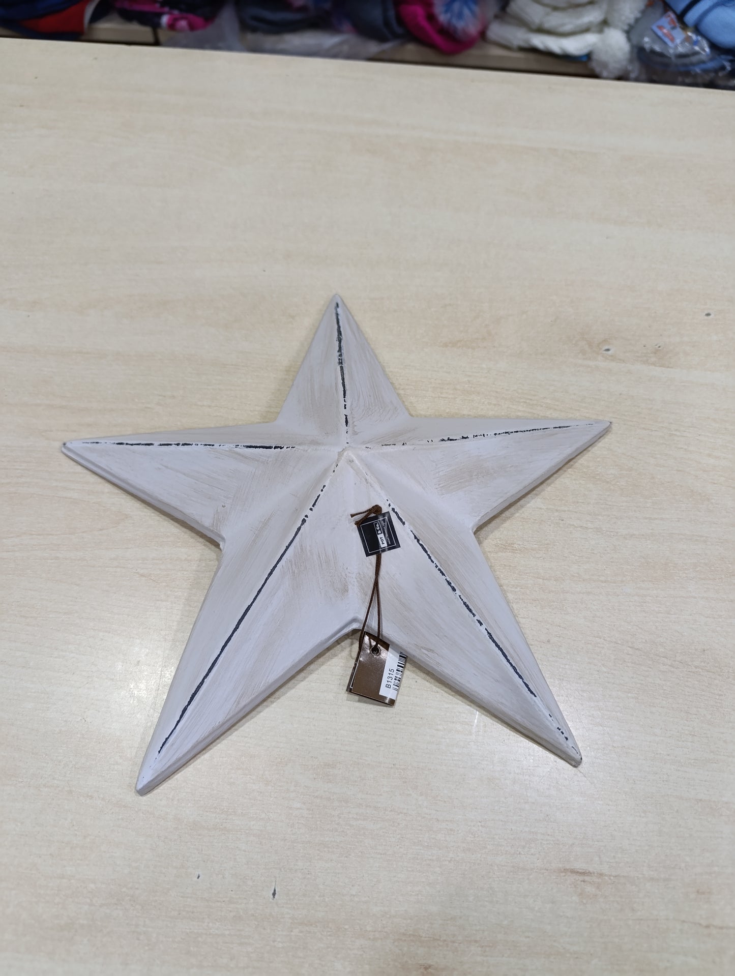 Stella decorativa in legno a 2 euro