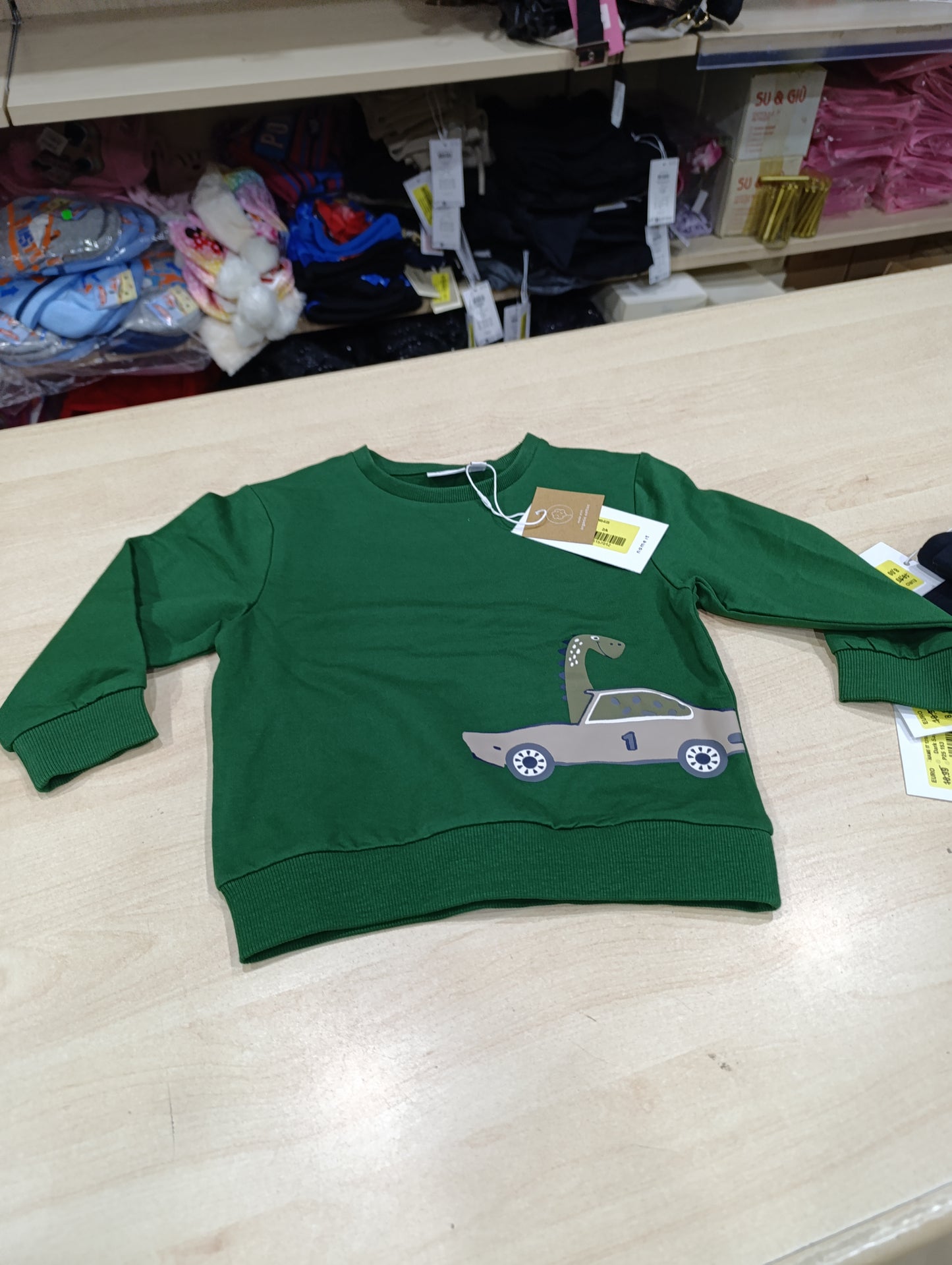 Felpe e magliette cotone bimbi a 3,50