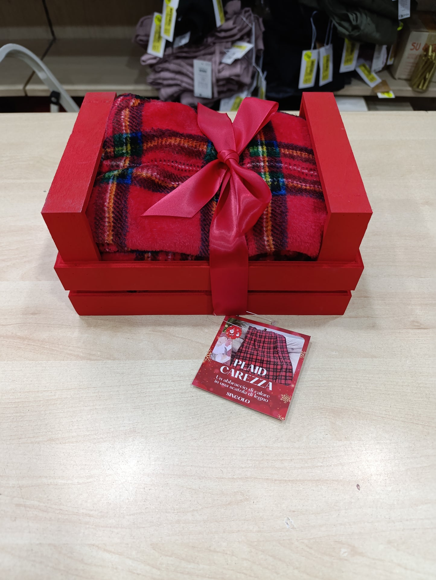 Casetta con plaid singolo a 5 euro