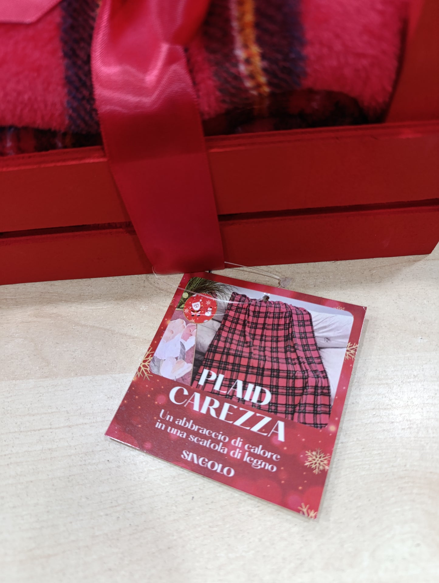 Casetta con plaid singolo a 5 euro