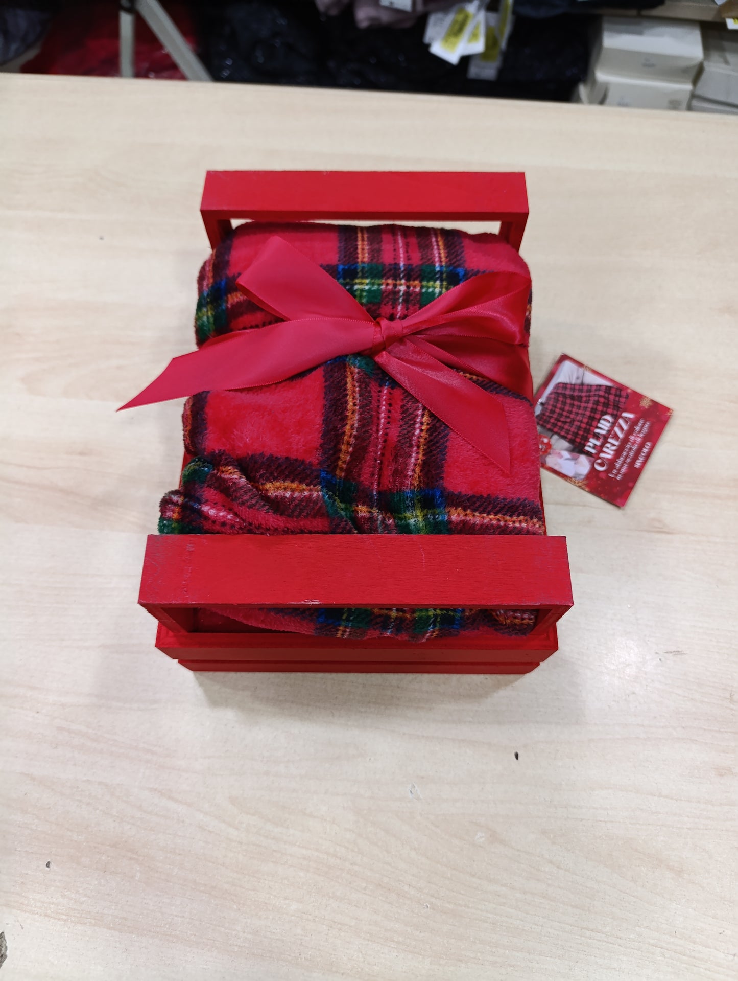 Casetta con plaid singolo a 5 euro
