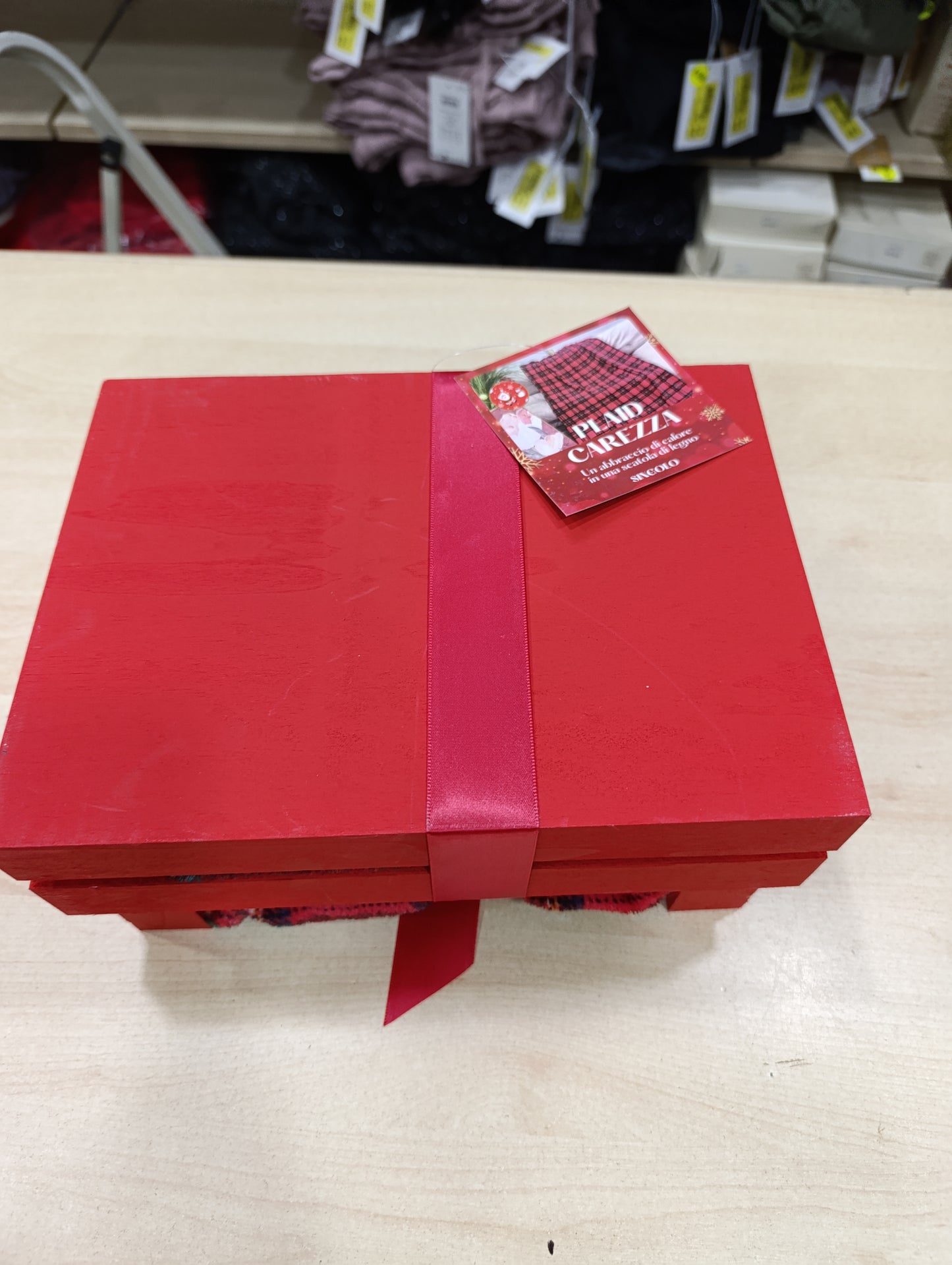 Casetta con plaid singolo a 5 euro