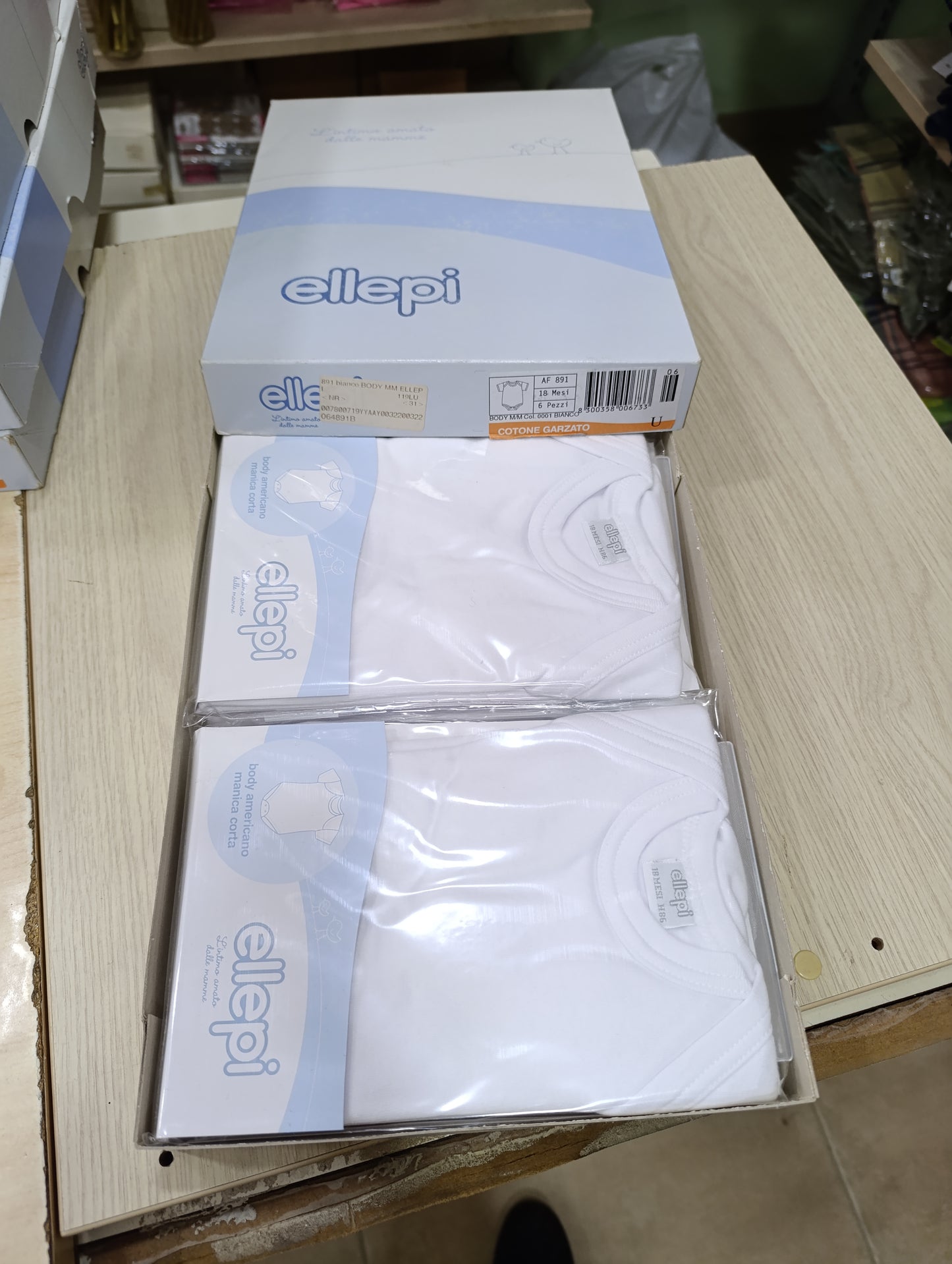 Body intimi bimbi caldo cotone a 1,50