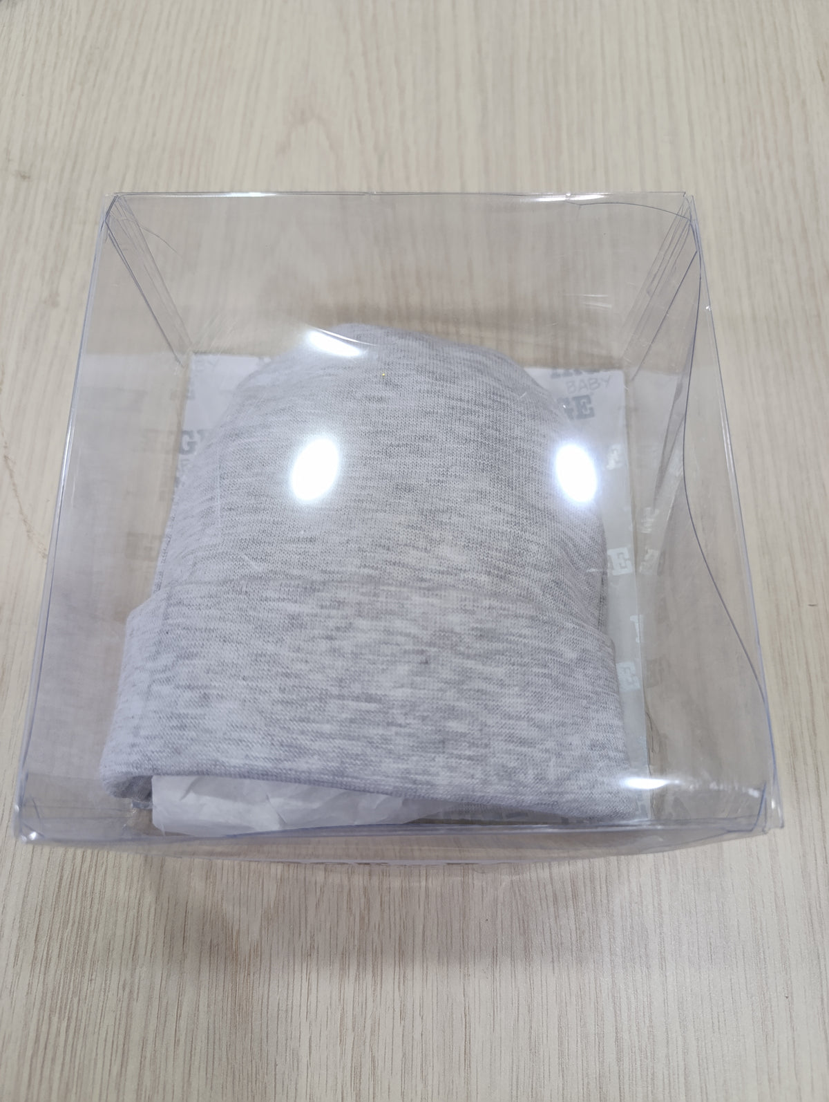 Cappello Neonato Grigio IRGE Baby - Prima Nascita Cotone 100%