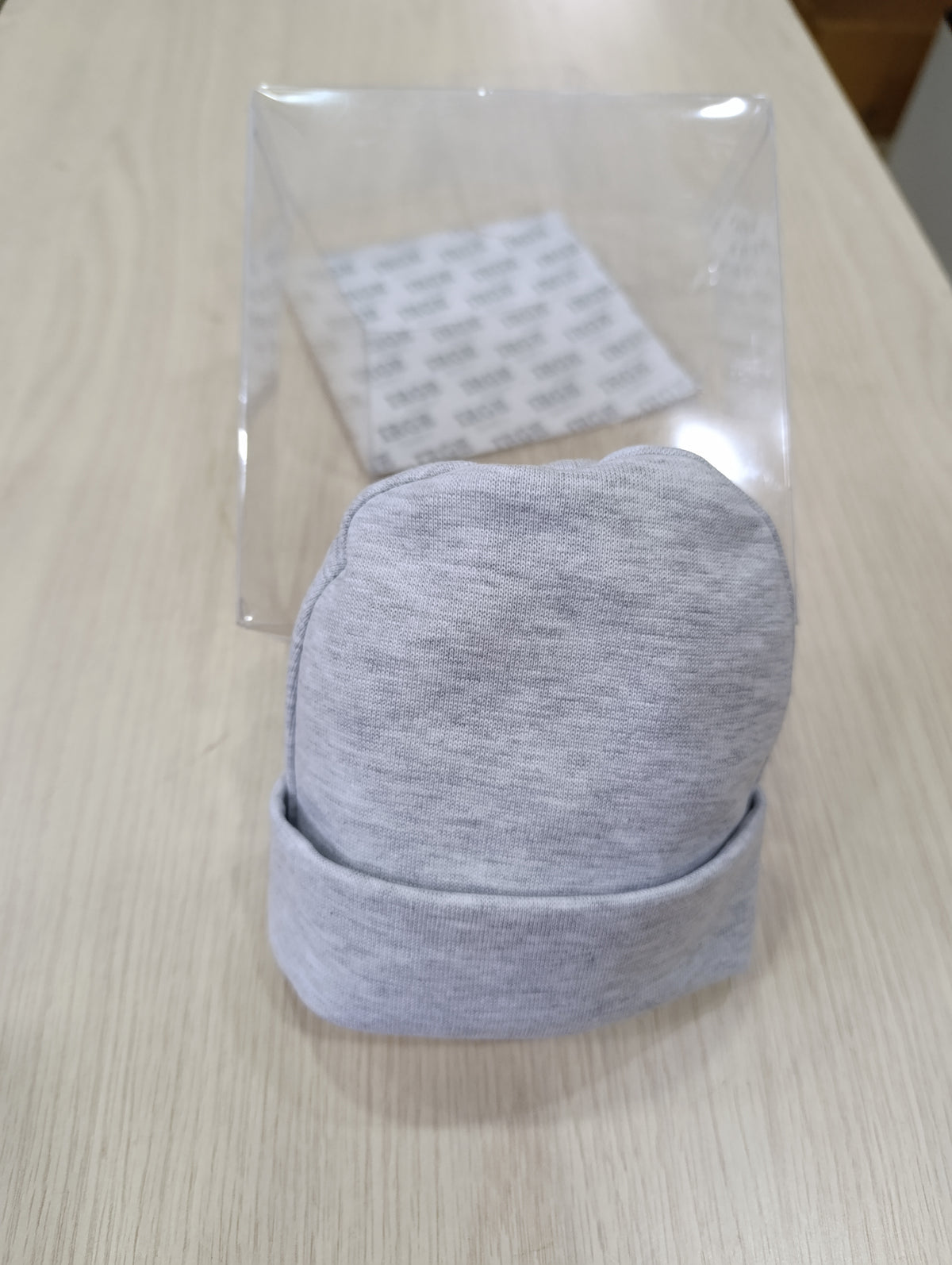 Cappello Neonato Grigio IRGE Baby - Prima Nascita Cotone 100%