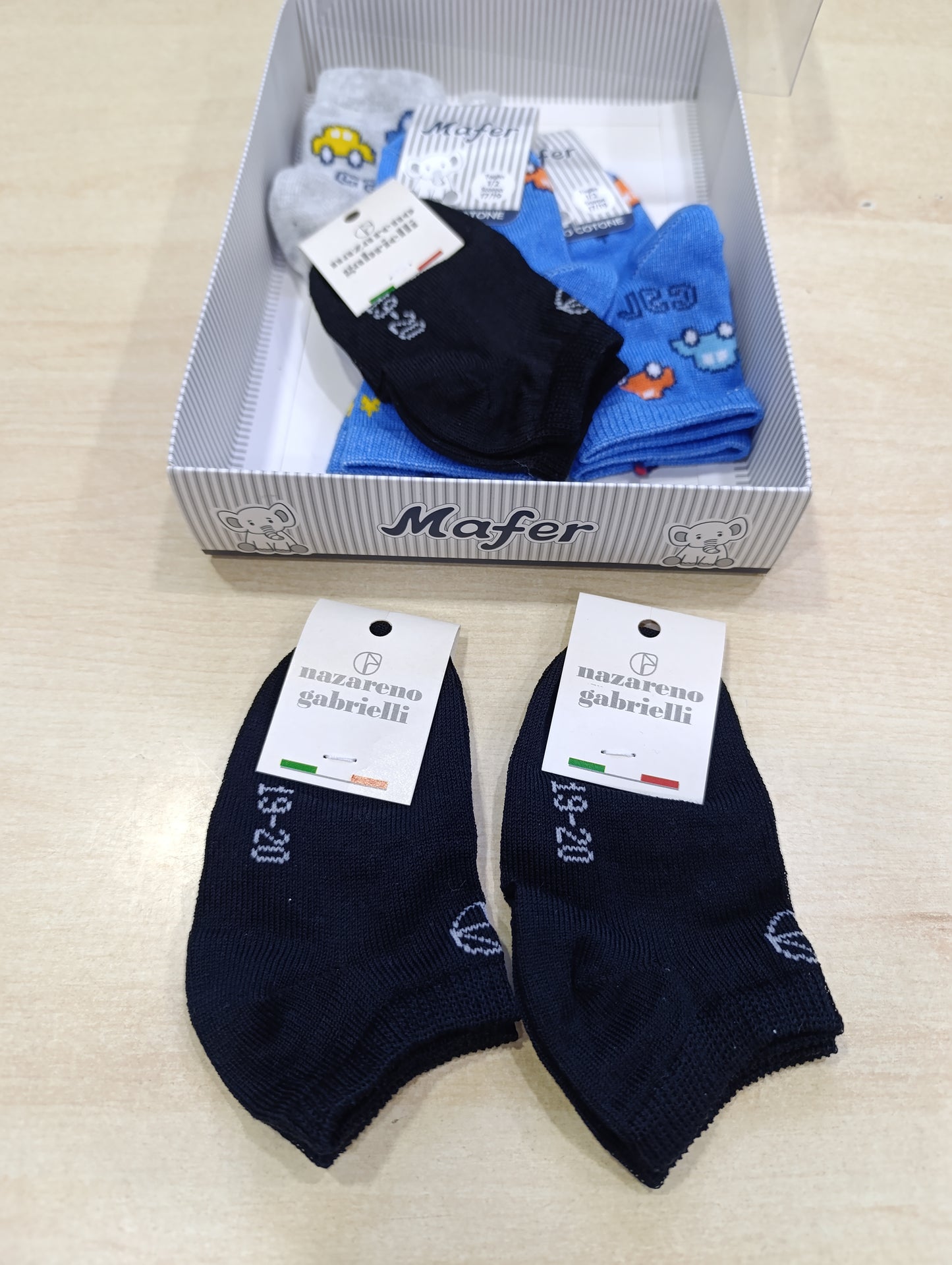 Calzini bimbi a 0,60 centesimi in cotone