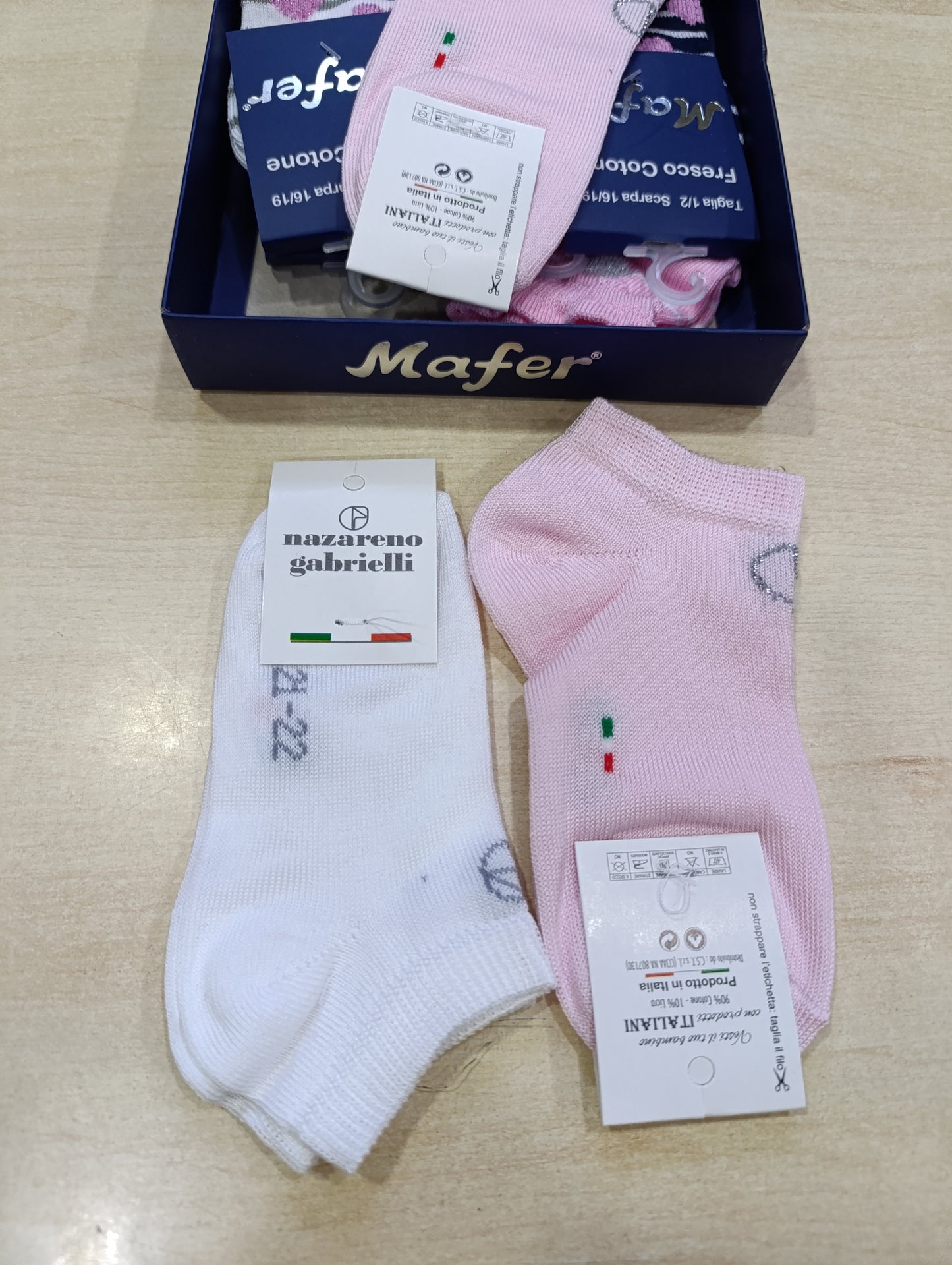 Calzini bimbi a 0,60 centesimi in cotone