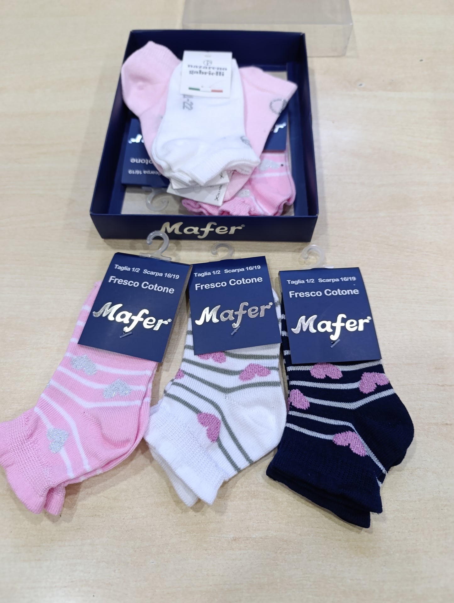 Calzini bimbi a 0,60 centesimi in cotone