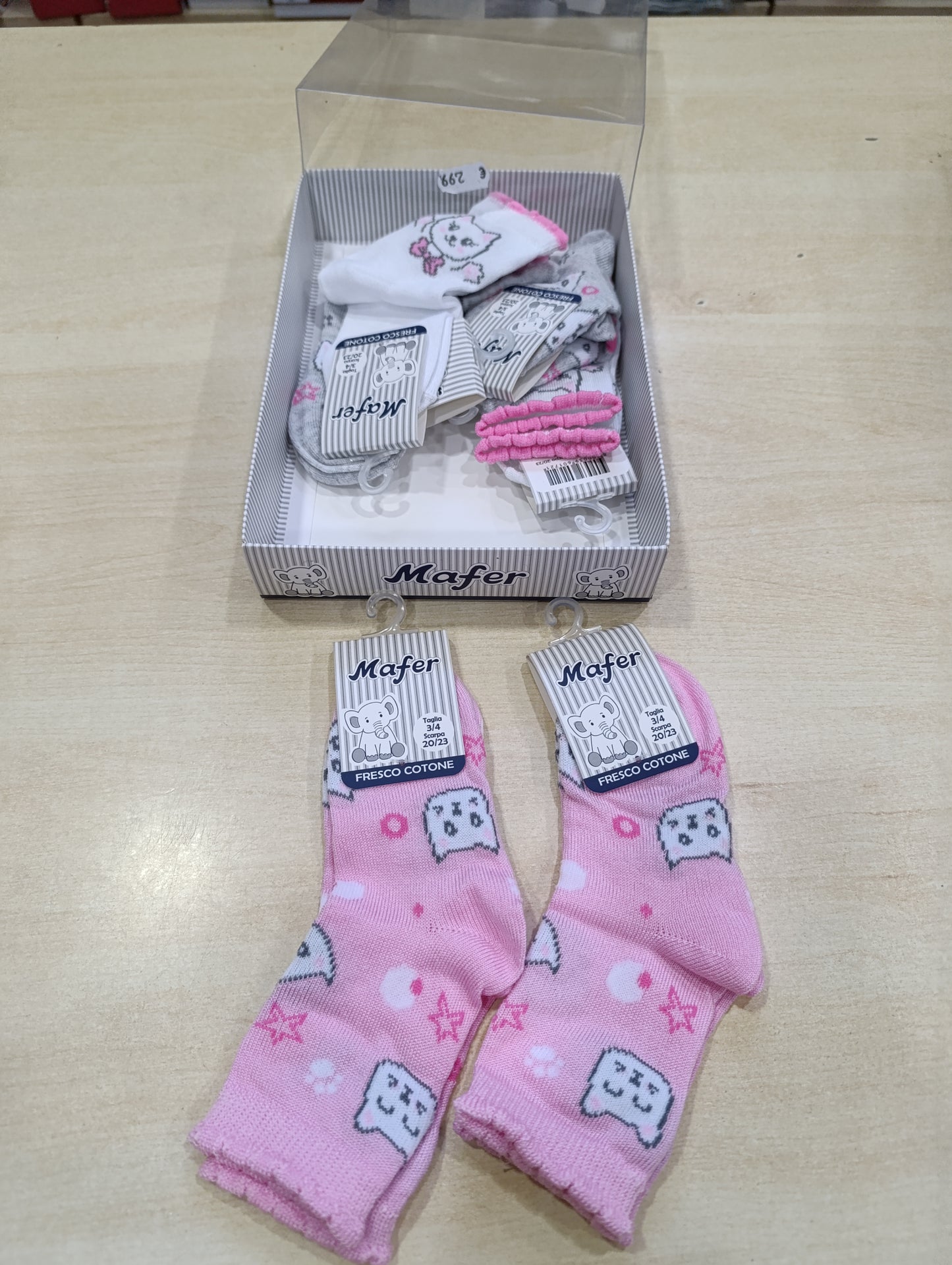 Calzini bimbi a 0,60 centesimi in cotone