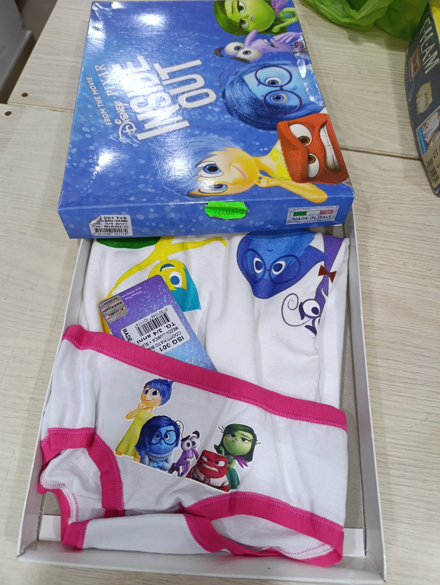 Coordinato intimo bimbi a 2,80