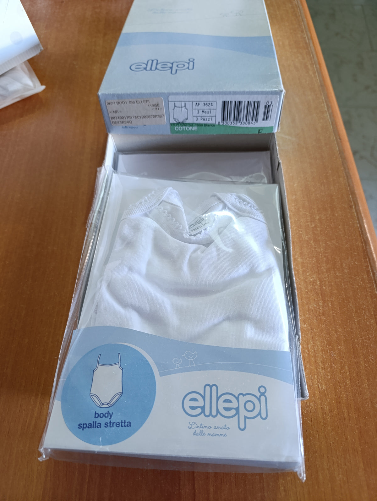 Offerta body neonati in cotone a 1,50