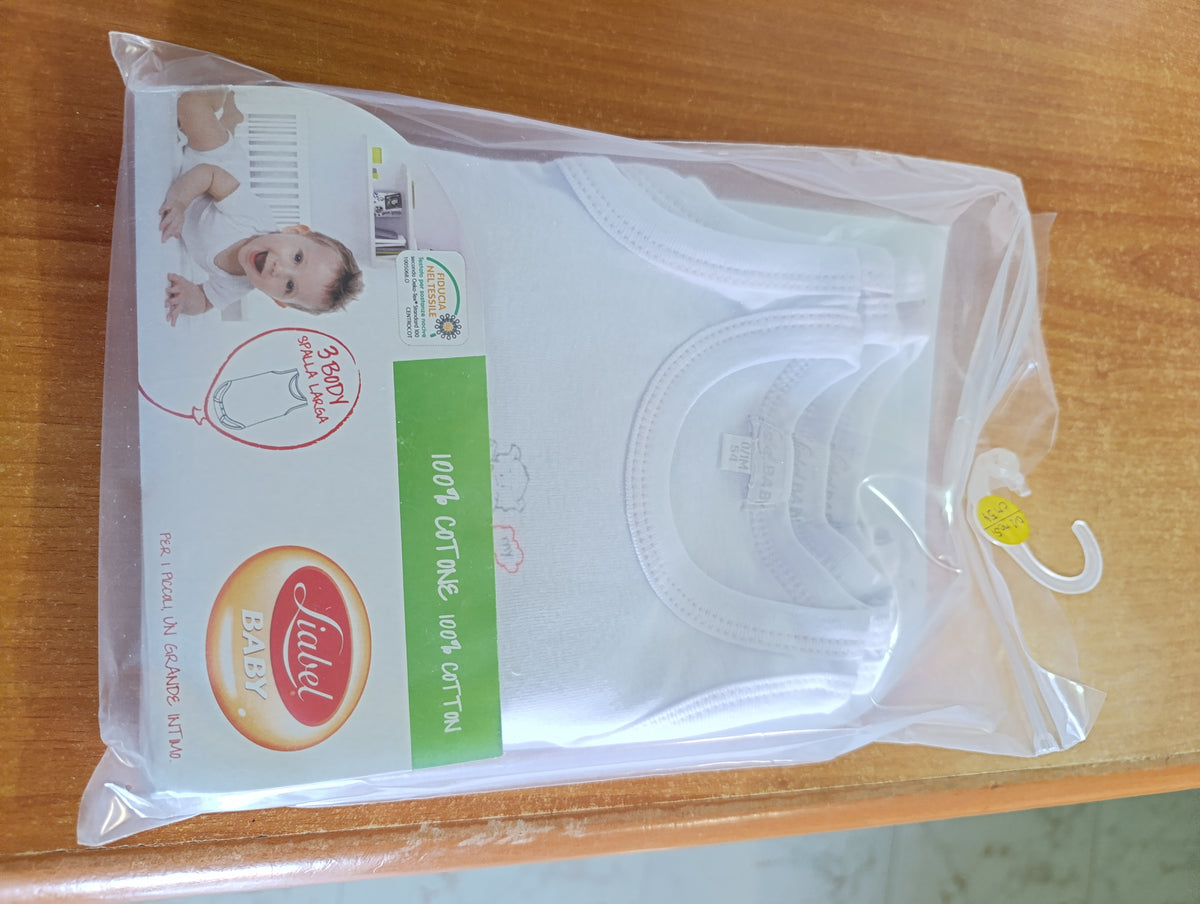 Offerta body neonati in cotone a 1,50