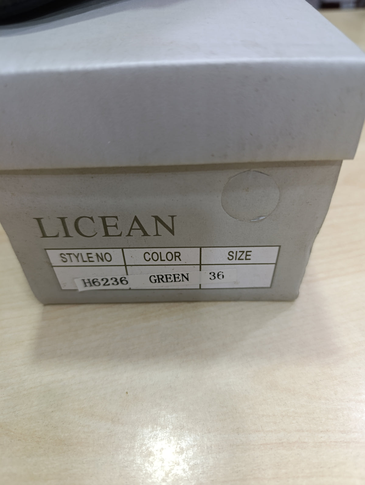 Mocassino Ballerina Donna 36 LICEAN - Verde Oliva Scamosciato con Fiocco