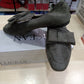 Mocassino Ballerina Donna 36 LICEAN - Verde Oliva Scamosciato con Fiocco