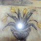 Quadro in Legno Vintage con Tulipani Gialli - Stile Classico Shabby Chic - 30x30 cm