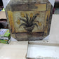 Quadro in Legno Vintage con Tulipani Gialli - Stile Classico Shabby Chic - 30x30 cm