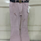 Pantalone Bimba Tg 14 Anni Rosa Cipria a Zampa con Cintura