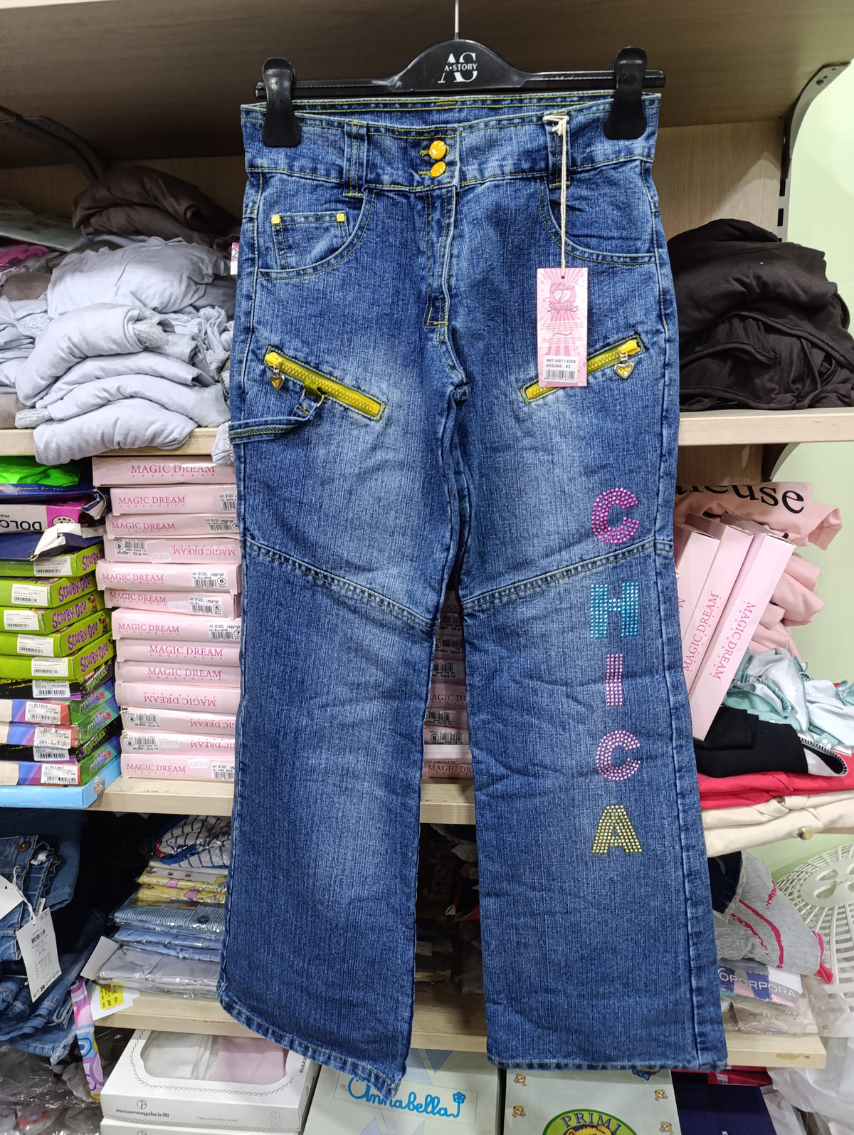 Jeans e pantaloni bimbi a 1 euro