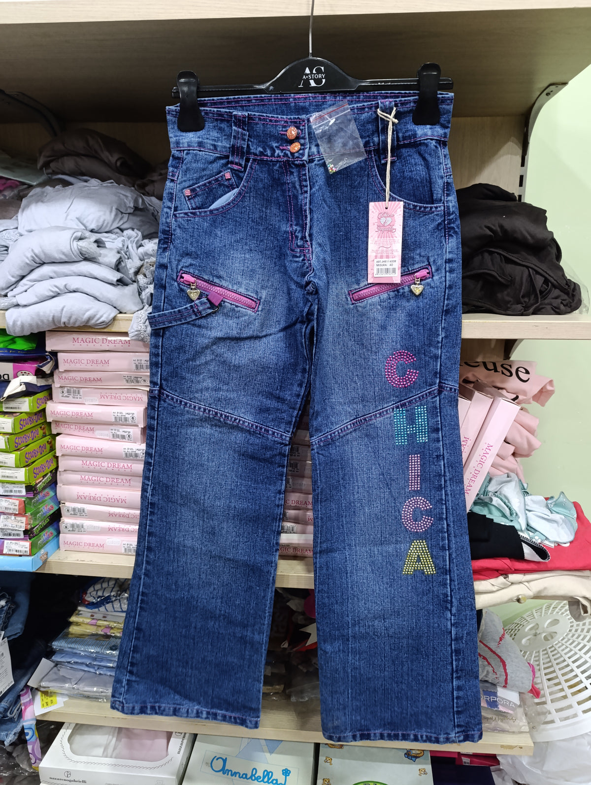 Jeans e pantaloni bimbi a 1 euro